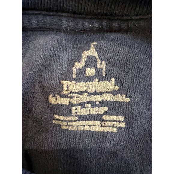 Disneyland Resort Mickey Mouse T-Shirt Crew Neck Short Sleeve Blue Graphic Med - Picture 13 of 13